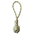 Игрушка Croci Pastel канат, для собак, хлопок, желтый, 40 см, 3 шт/уп