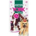 Ласощі York для собак, кальцієві кісточки з качкою, 50 г, 12 шт