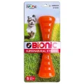 Игрушка Bionic Opaque Stick гантель малая, для собак до 9 кг, оранжевая, 24.5×6.9×5.6 см