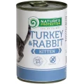 Консерва Natures Protection Kitten Turkey&Rabbit для котят, 400 г