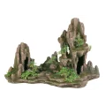 Грот для рыбок Trixie - Скалы с пещерой с растениями, 45х22х28.5 см