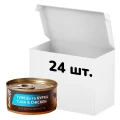 Упаковка консервов AnimAll для кошек, тунец с курицей, 85 г, 24 штуки