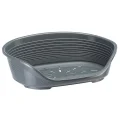 Пластиковый лежак Ferplast Siesta Deluxe 6 Grey с антискользящим покрытием, 70.5×52×23.5 см