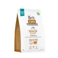 Беззерновой сухой корм Brit Care Dog Grain-free Senior & Light для пожилых собак с избыточным весом, лосось, 3 кг