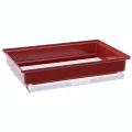 Поддон Ferplast Base M30 Red для птичьих клеток, 35 x 23,7 x 8,2 см