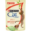 Влажный корм Purina Cat Chow Adult для кошек, с говядиной и баклажанами, 85 г