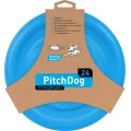 Игровая тарелка PitchDog для апортировки, голубая, диаметр - 24 см
