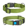 Ошейник CoLLaR для собак брезент, хлопчатобумажная тесьма, пластиковый фастекс, M, ш 25 мм, д 33-49 см