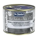 Влажный корм Dr.Clauder's Best Selection №5 для взрослых кошек с курицей, тунцем и шпинатом, 200 г
