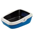 Туалет с двумя поддонами Ferplast Litter Tray Birba с системой просеивания для кошек, 45,5x55,5x22 см