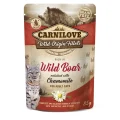 Влажный корм Carnilove Wild Boar для взрослых кошек, с кабаном и ромашкой, кусочки в соусе, пауч, 85 г