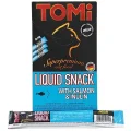 Лакомство Tomi Liquid Snack Salmon&Inulin жидкое, лосось с иннулином,  для котов, 15 г