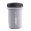 Лапомойка DEXAS MudBuster средняя с крышкой, для собак, высота 15 см, диаметр 10 см, светло-серая