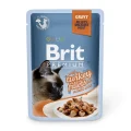 Влажный корм Brit Premium Cat, для кошек, филе индейки в соусе, 85 г