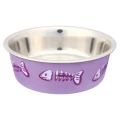 Миска Trixie для кошек, стальная с пластиковым покрытием, 0.25 л/12 см