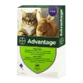 Капли от блох Bayer Advantage 80 для кошек свыше 4 кг, цена за 1 пипетку