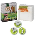 Минеральный камень Flamingo Knibbles Cereal для грызунов, со злаками для гигиены зубов, 75 г