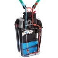 Внешний фильтр Ferplast Bluextreme 1100 в комплекте с фильтрующими материалами и насосом, 22x22x40 см