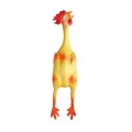Игрушка Flamingo Latex Chiken для собак, курица с пищалкой, латекс, 11х8х49 см