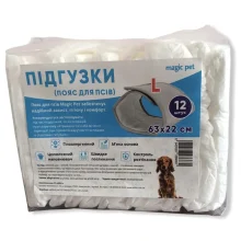 Пояс Magic Pet для собак (псов), размер L, 63×22 см, 12 шт