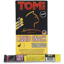 Лакомство Tomi Liquid Snack Poultry, Liver&Biotin жидкое, птица и печень с биотином, для котов, 15 г