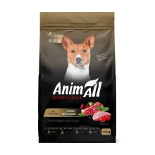 Сухой корм AnimAll для взрослых собак средних пород, со свежей индейкой и ягненком, 12 кг