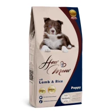 Полнорационный сухой корм HowMeow Puppy для щенков, с ягненком и рисом, 3 кг