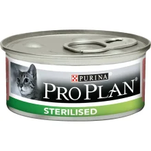 Влажный корм Purina Pro Plan Sterilised для взрослых кастрированных котов, с тунцом и лососем, 85 г