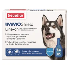 Капли Beaphar IMMO Shield Line-on капли от блох, клещей и комаров для собак весом 15-30 кг, цена за 1 пипетку