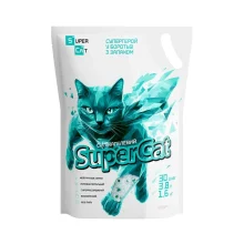 Наповнювач SuperCat для котів, силікагелевий, 1.6 кг