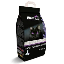 Бентонитовый наполнитель AnimAll с ароматом лаванды, для кошек, 5 кг