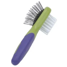 Щетка-расческа Safari Li"l Pals Combo Brush двухсторонняя, для щенков и собак малых пород