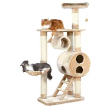 Игровой комплекс Trixie Mijas для кошек, 46х76х176 см, бежевый
