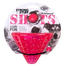 Игрушка Flamingo Shots Cone суперпрочная, для собак, резина, плавающая, 14х11 см