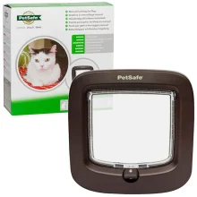 Дверца с механическим замком PetSafe Staywell Manual-Locking Cat Flap для кошек, коричневый