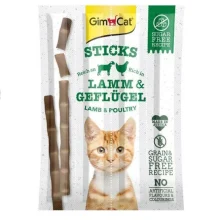 Лакомство GimCat Sticks палочки с ягненком, для кошек, 4 шт