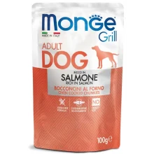 Влажный корм MONGE DOG GRILL с лососем, 100 г