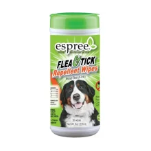 Репеллентные салфетки Espree Flea & Tick Repellent Wipes для собак и кошек возрастом от 3 мес, 50 шт