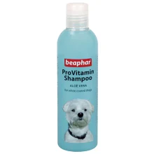 Шампунь Beaphar ProVitamin Shampoo White с экстрактом алоэ вера для собак светлой и белой окраски, 250 мл