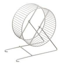 Колесо Ferplast L28 Squirrel Wheel White для белок и бурундуков, хром