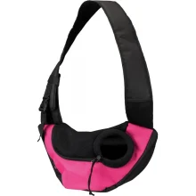 Слинг-переноска Trixie Sling для собак, розово-чёрный, 50×25×18 см