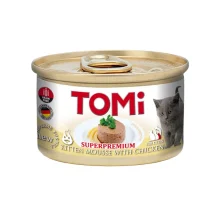 Консервы TOMi For Kitten with Chicken, с курицей, для котят, 85 г
