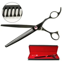 Ножницы Davis Majutsu Titanium Thinning филировочные, шанкерные, для стрижки собак, 8", 20.3 см