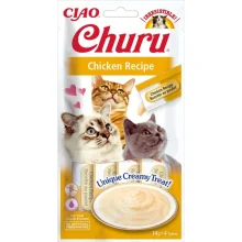 Ласощі INABA "Churu" для котів, вершковий мус з куркою, 4 шт, 56 г