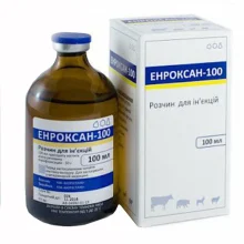 Раствор BioTestLab Энроксан-100 при заболеваниях органов дыхания и ЖКТ для КРС, МРС, 100 мл