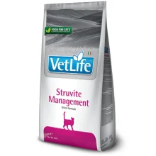 Сухой корм Farmina Vet Life Management Struvite для кошек, диетическое питание, для лечения и профилактики рецидивов струвитных уролитов, 2 кг
