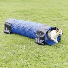 Тоннель тренировочный Trixie - Dog Activity для собак, 40 cм, 2 м, полиэстер, синий