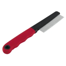 Ferplast GRO 5856 расческа для кошек и собак с зубьями из хрома, 20x1,6x3,5 см