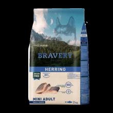 Сухой корм Bravery Herring Mini Adult, для собак мелких пород, с сельдью, 2 кг