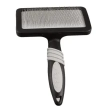 Сликер-пуходерка Flamingo GrooME Slicker Brush для собак, зубцы из нержавеющей стали, 17х12х4 см